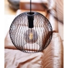 Industrialna lampa wisząca Beroni 2213303003 druciana kula czarny
