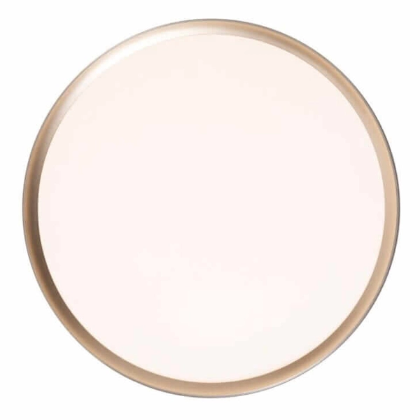 Okrągły plafon Vik C0237 LED 40W+5W 3000K metalowy czarny złoty