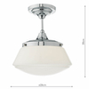 Lampa sufitowa do łazienki Caden CAD0150 Dar Lighting