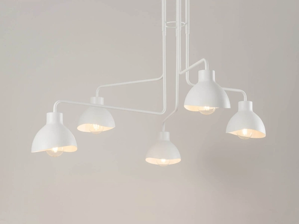 Sypialniana lampa sufitowa Holi 32452 Sigma pająk metalowy biały