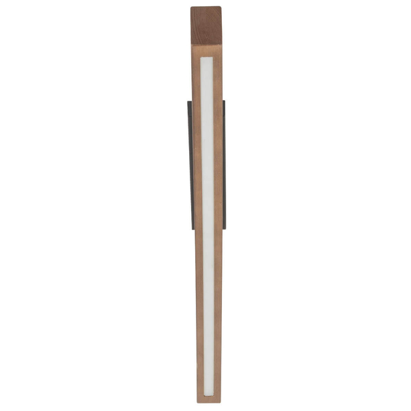 Nasufitowa lampa do jadalni Teo 6614 LED 22W 3000K boho drewniana