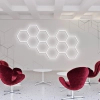 Pojedynczy LED Geometric New LP-0209/1M 30CM 4K LED 4000K IP44 biały