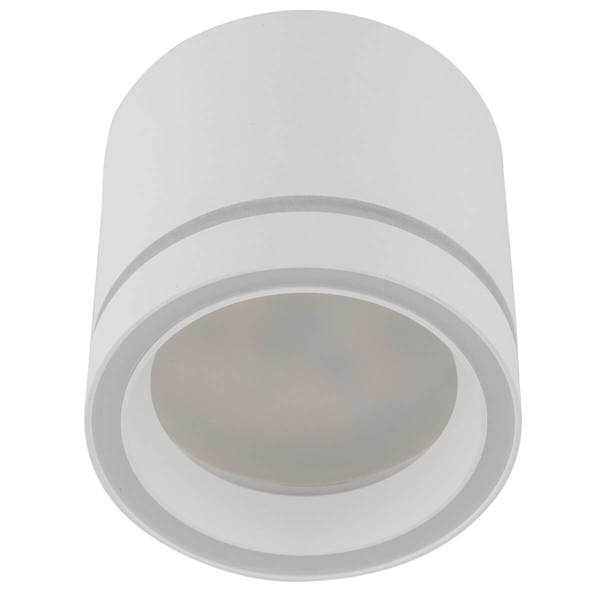 Lampa nasufitowa Jet 4334 do sypialni tuba rurka sopel biała