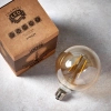 Okrągła żarówka E27 Globe E27 77111 LED 2W 2200K bursztynowy