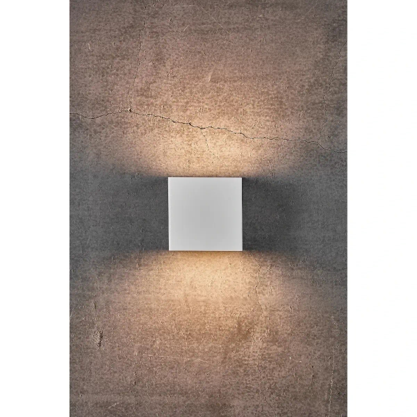 Regulowana lampa ścienna do ogrodu TURN 2019061001 LED 13W 2700K IP54 biała