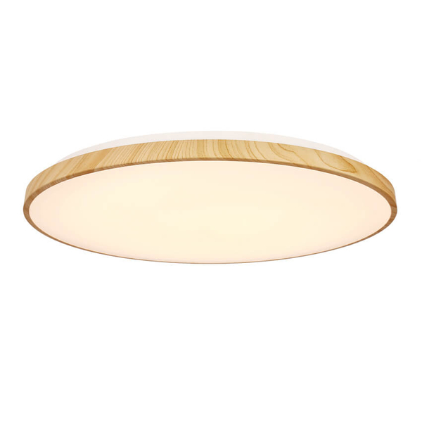 Plafon sufitowy do salonu Tens 16-33949 LED 24W 3000-6000K drewniany