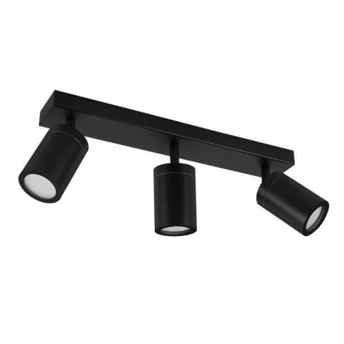 Sufitowa lampa reflektorowa Tenor 04073 metalowa do kuchni czarna