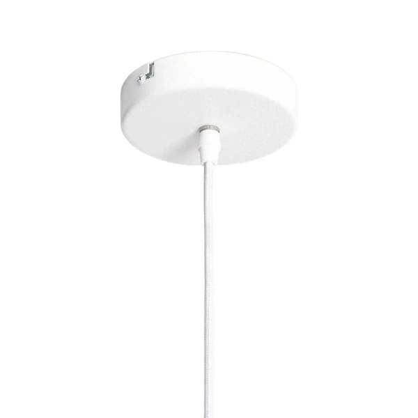 Kulista lampa wisząca Dizzaro ABR-LWSM-DIZZ2 szklana do salonu biała