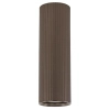 Sufitowa lampa do salonu Tune 11028 ryflowana tubka brązowy