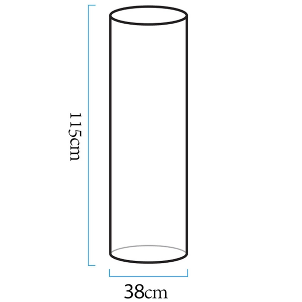 Stojąca lampa ogrodowa tubka Tube ES-DC033 LED 5W RGBW IP65 biała