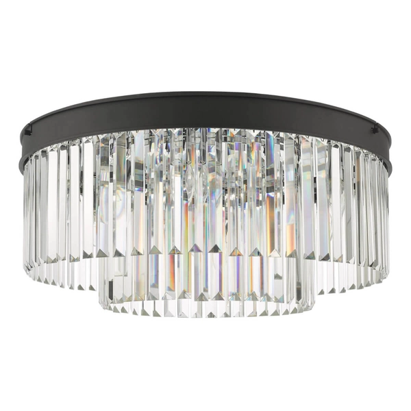 Sufitowa lampa kryształowa Celeus CEL4822 czarny przezroczysty