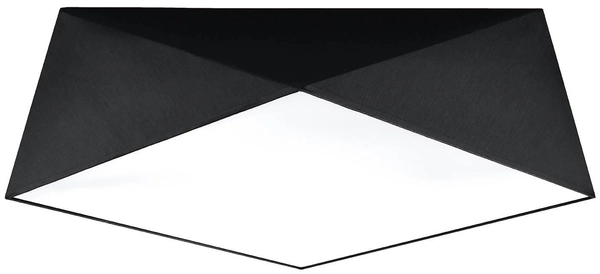 LAMPA sufitowa SL.0693 geometryczna OPRAWA natynkowa czarna