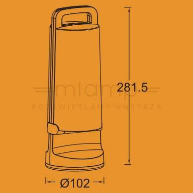 Przenośna LAMPA ogrodowa DRAGONFLY 6904101331 Lutec zewnętrzna OPRAWA stojąca LED 1W 4000K outdoor IP54 biała