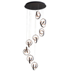 Wisząca lampa Cosma 97625 LED 13,62W 3000K czarny biały