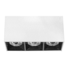 Prostokątna lampa sufitowa 1056 Domeno LED 9W 4000K do salonu biała