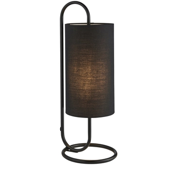 Loftowa lampa na komodę L&-198088 Light& tuba abażurowa czarna