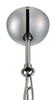 Industrialna LAMPA wisząca NAUTILIUS M 10262103 Kaspa metalowa OPRAWA na łańcuchu ZWIS okrągły chrom