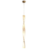 Wisząca lampa Bohemia CGBOHEMIA1 COPEL LED 12W 3000K kryształowa złota