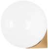 Kulista lampa ścienna Boll MSE010400223 biała złota