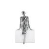 Podłogowa lampa rzeźba CYBER WOMAN MSE1501100512 LED 4W srebrna