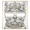 Obraz kot w okularach KING CAT KH1501100275 King Home biały szary złoty
