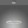 Zwisająca lampa RITUS 15394-95 Just Light LED 31,5W 3000K do salonu srebrna