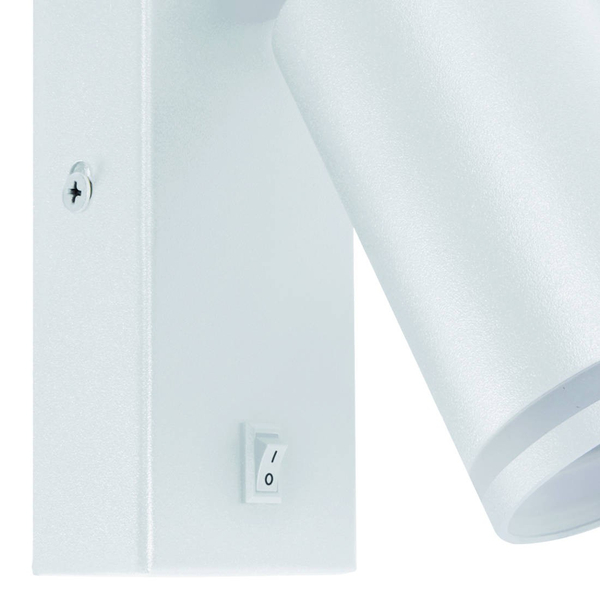 Nowoczesna lampa ścienna ZULA 03997 Ideus kinkiet do salonu biały