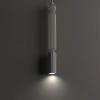 Podłużna lampa wisząca CAMELEON SINGLES 12194 jedwabisty grafit