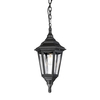 Lampa wisząca industrialna KINSALE-CHAIN Elstead na łańcuchu czarna