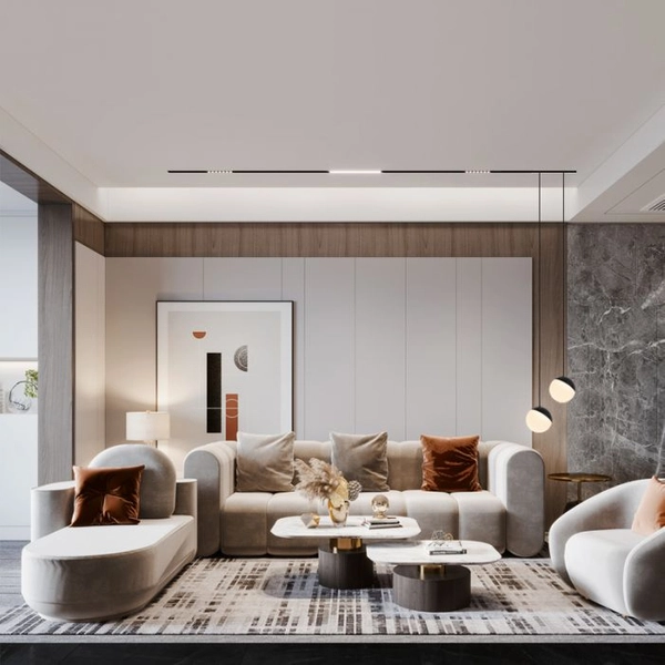 Lampa wisząca Abigali LWQ-M23B LED 7W 3000K do szyn magnetycznych czarna