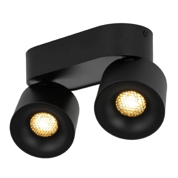 Ledowa lampa sufitowa SPARK DUO 18164 LED 20W 3000-6000K czarny