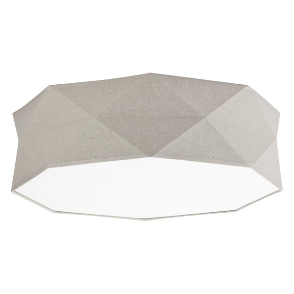 Geometryczny plafon ekologiczny Kantoor 6195 TK Lighting szara beżowa