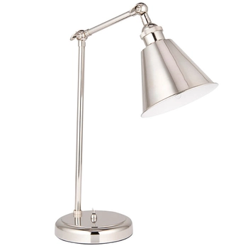 Biurkowa lampka regulowana Hal 97836 z włącznikiem srebrny