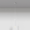 Tuba wisząca Focus LED P072PL-L12W3K-1 Maytoni 12W 3000K nad stół biała