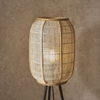 Lampa stojąca na trójnogu Tanah 93136/76 boho beż czarna
