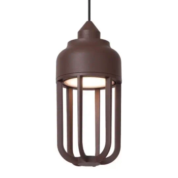 Zewnętrzna wisząca lampa Wells 33810/08/97 LED 8W 2700K IP54 brązowy