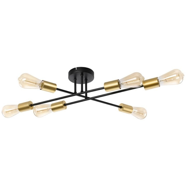 Sufitowa lampa Crespilo 36-01245 Candellux loft sticks czarna złota