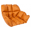 Obrotowe krzesło z poduszką Shiba JH-B11-1 King Home tapicerowane czarny