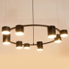 Lampa wisząca do sypialni Kodo 9 41338 zwis ring czarny
