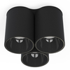 Metalowe tuby natynkowe Eye Tone 8091 plafon do gabinetu czarny