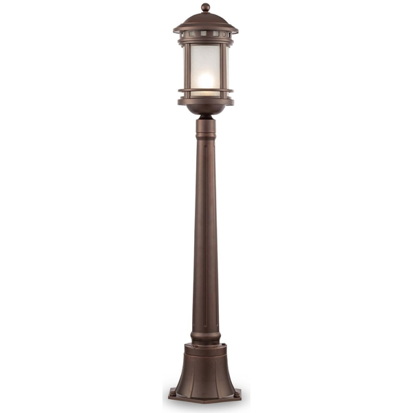Lampa ogrodowa stojąca Salamanca O031FL-01BR retro brązowa