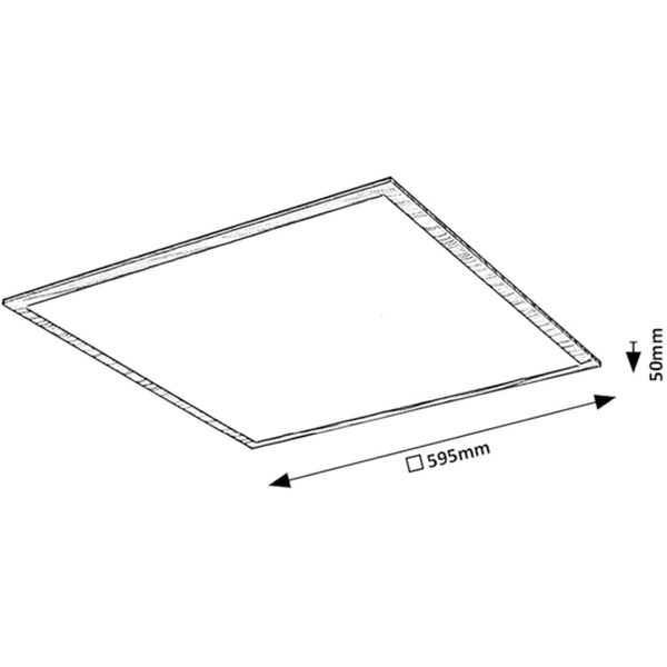 Natynkowa lampa nowoczesna Almond 6908 LED 40W 4000K salonowa drewno