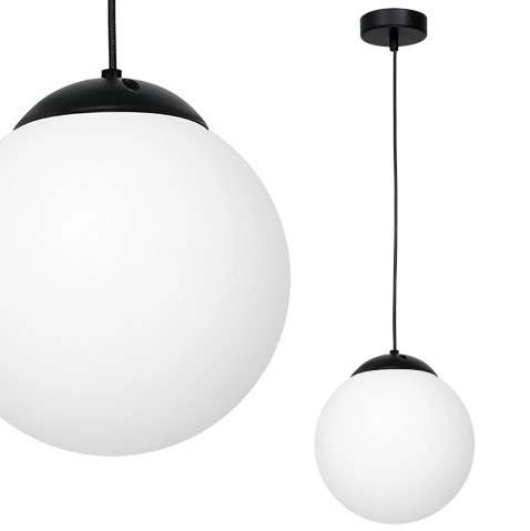 LAMPA wisząca LIMA MLP6522 Milagro loftowa OPRAWA szklany ZWIS kula ball biała