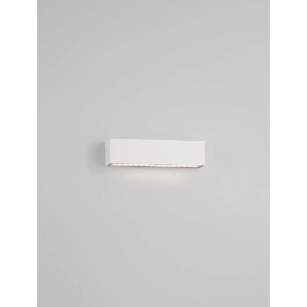 Matowy ścienny kinkiet RAVEZCO LE75200 LED 8W 3000K IP65 biała
