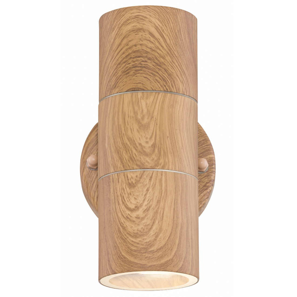 Ogrodowa LAMPA ścienna JAICY 3201W-2 Globo kinkiet zewnętrzny IP44 brązowy