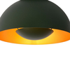 LAMPA sufitowa SIEMON 45196/01/33 Lucide metalowa OPRAWA plafoniera kopuła zielona