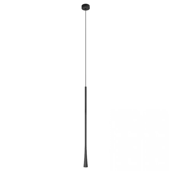 Podłużna lampa zwisająca 20142 LED 6W 3000K zwis do kuchni czarny