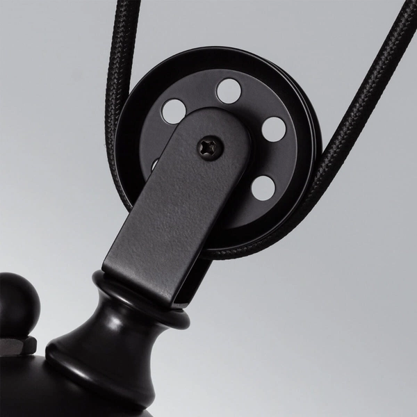 Wisząca potrójna lampa Monte ABR-LWR-3XE27 industrialna czarny złoty