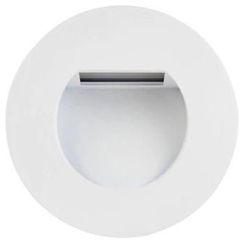 Ramka okrągła do lampy schodowej Albus 103853 biała