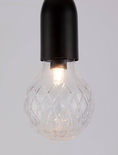 Wisząca lampa loftowa BANI LE42714 do przedpokoju czarna